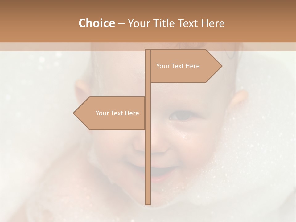 Child Suds Froth PowerPoint Template
