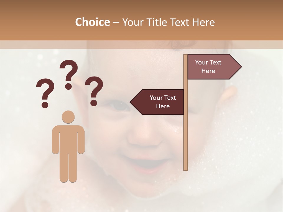 Child Suds Froth PowerPoint Template