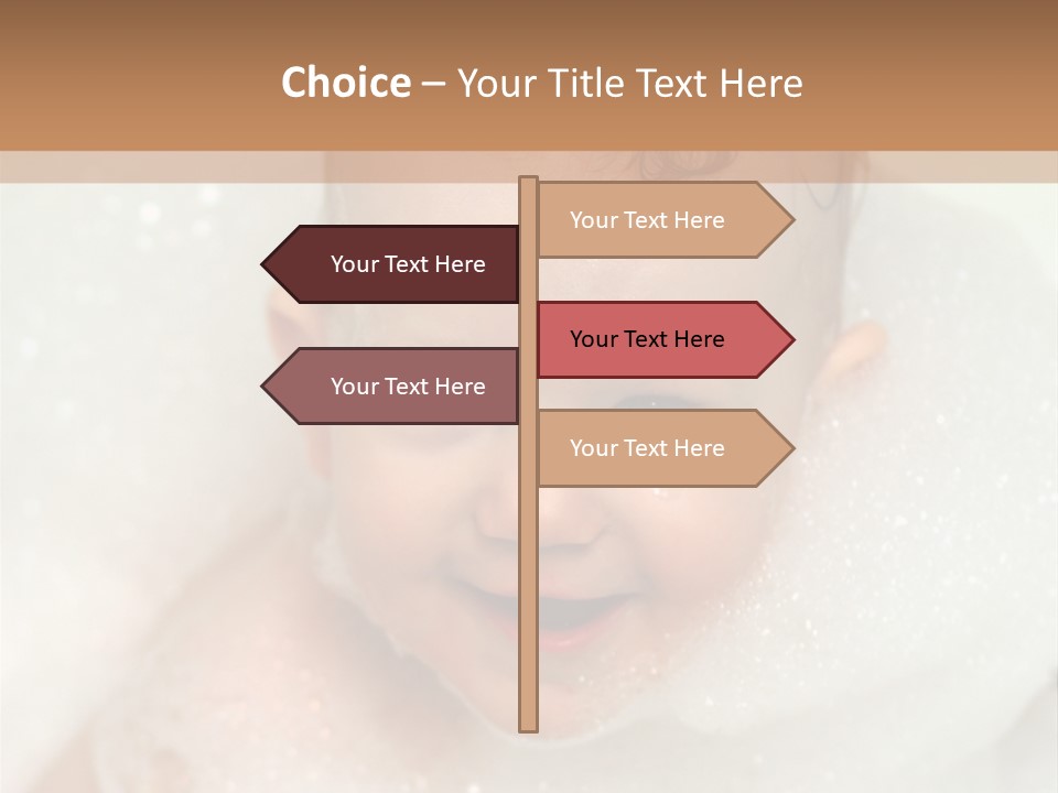 Child Suds Froth PowerPoint Template