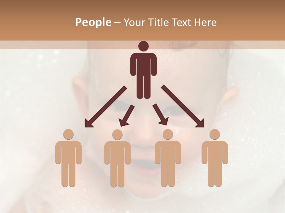 Child Suds Froth PowerPoint Template