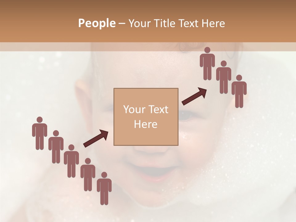 Child Suds Froth PowerPoint Template