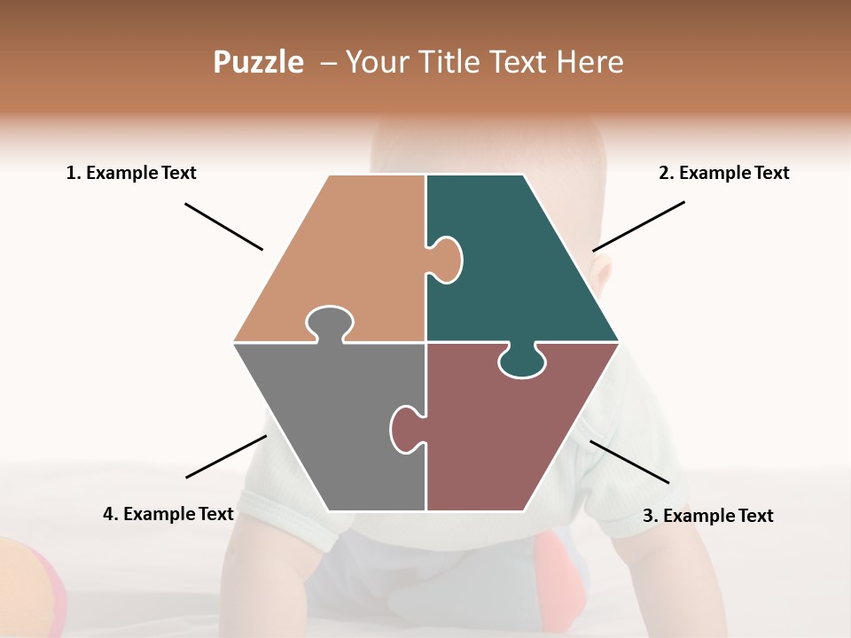 Blanket Clean Infancy PowerPoint Template