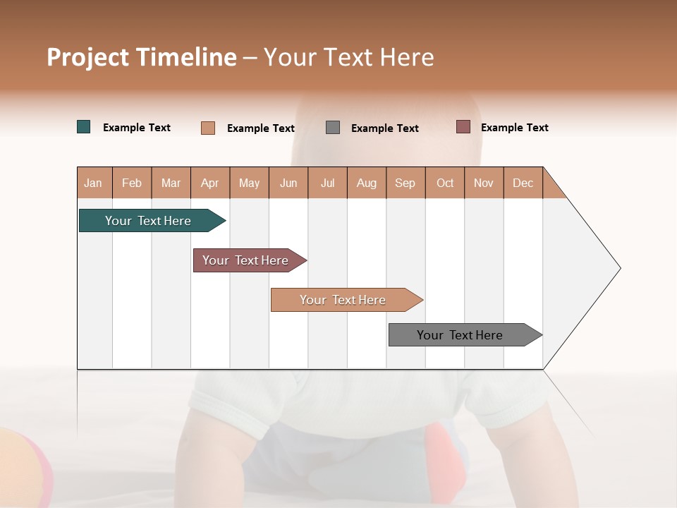 Blanket Clean Infancy PowerPoint Template
