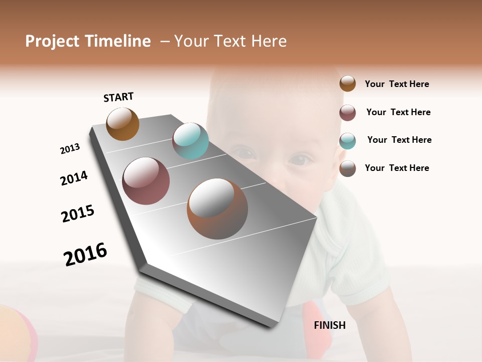 Blanket Clean Infancy PowerPoint Template