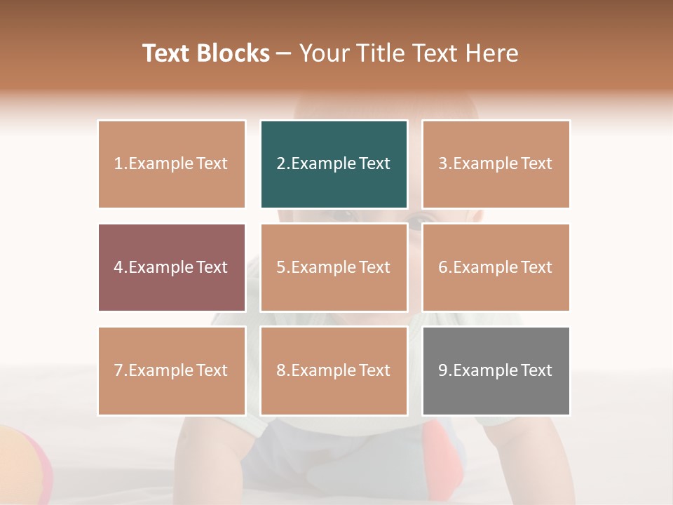 Blanket Clean Infancy PowerPoint Template