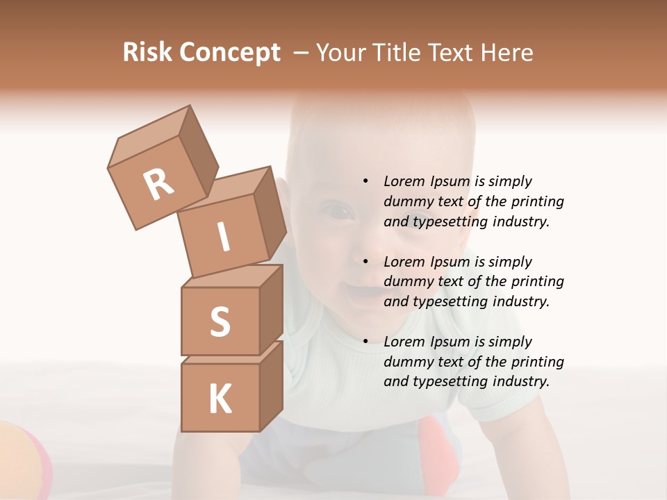 Blanket Clean Infancy PowerPoint Template