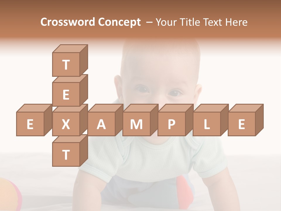 Blanket Clean Infancy PowerPoint Template