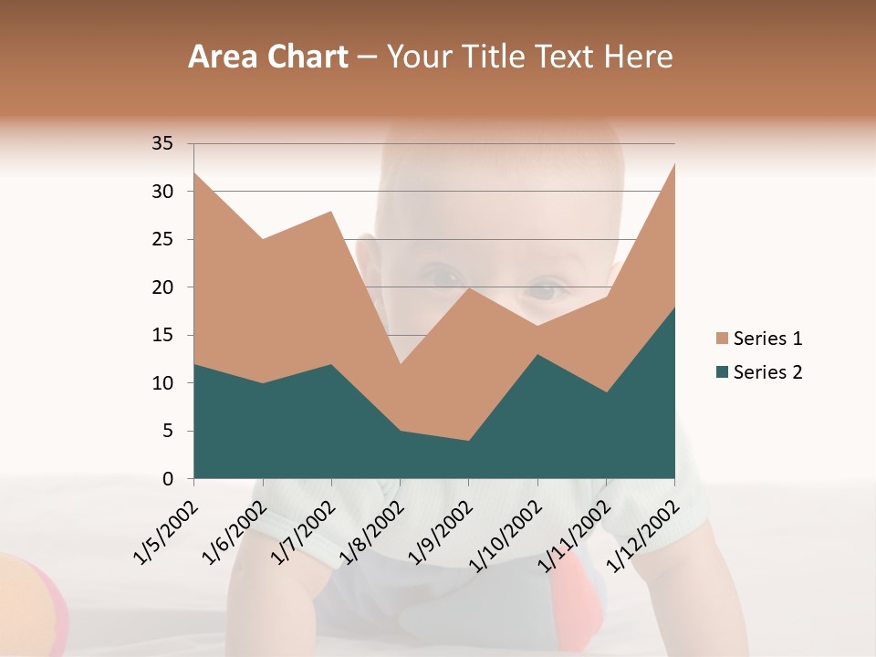 Blanket Clean Infancy PowerPoint Template