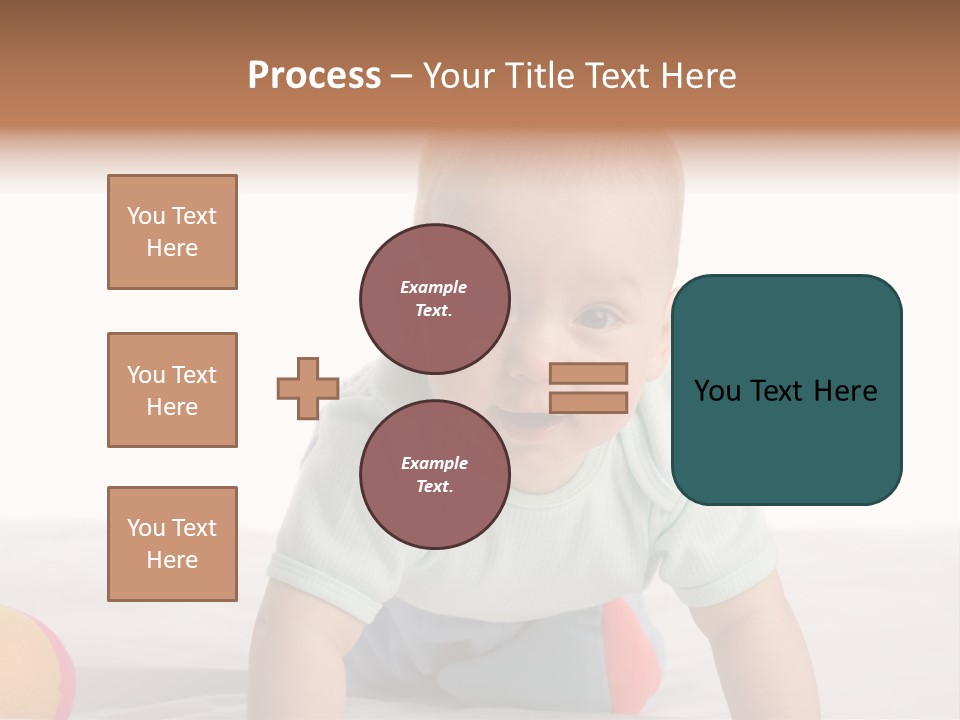 Blanket Clean Infancy PowerPoint Template
