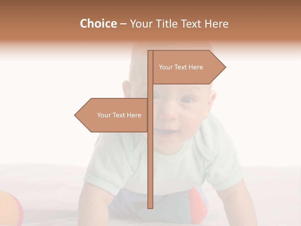 Blanket Clean Infancy PowerPoint Template