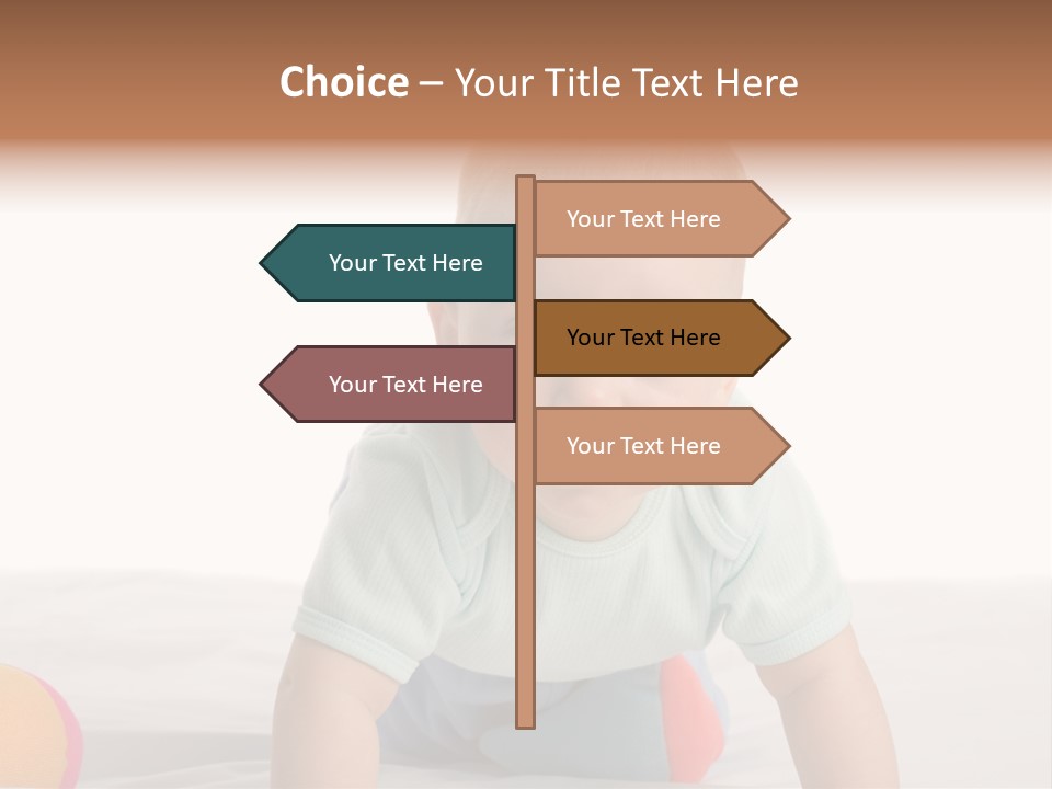 Blanket Clean Infancy PowerPoint Template