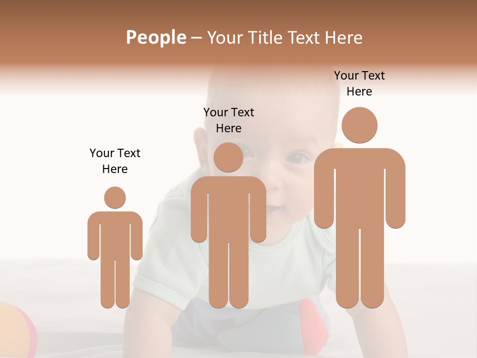 Blanket Clean Infancy PowerPoint Template