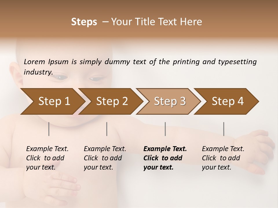 Beautiful Skin Little PowerPoint Template