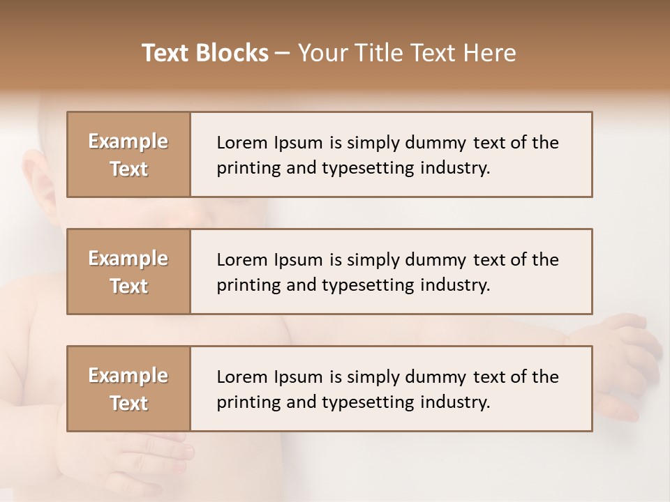 Beautiful Skin Little PowerPoint Template