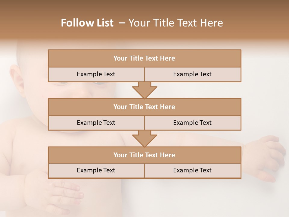 Beautiful Skin Little PowerPoint Template