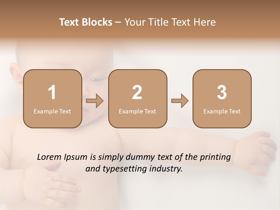 Beautiful Skin Little PowerPoint Template