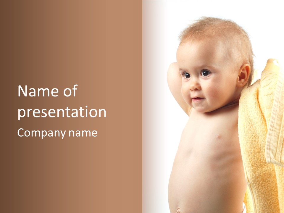 Infant New Toddler PowerPoint Template