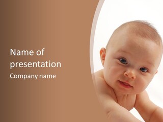 Face Infancy Look PowerPoint Template