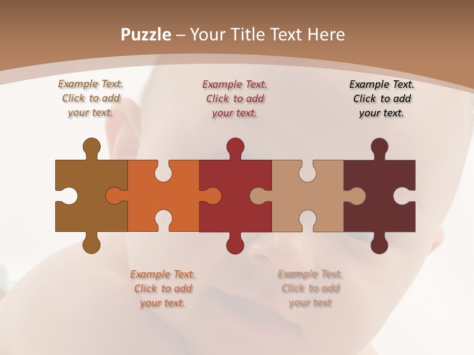 Face Infancy Look PowerPoint Template