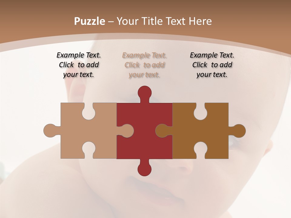 Face Infancy Look PowerPoint Template