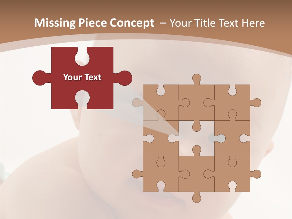 Face Infancy Look PowerPoint Template