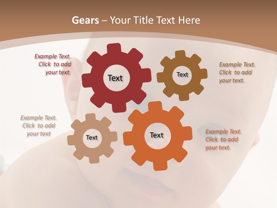 Face Infancy Look PowerPoint Template