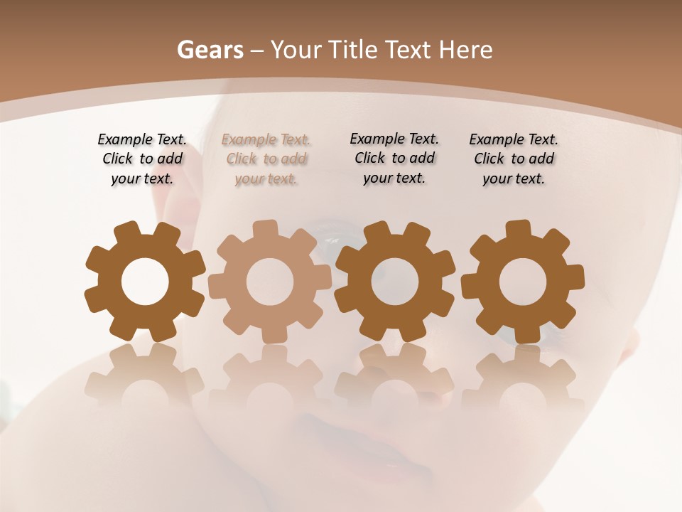 Face Infancy Look PowerPoint Template