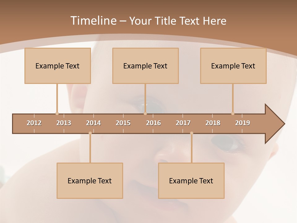 Face Infancy Look PowerPoint Template