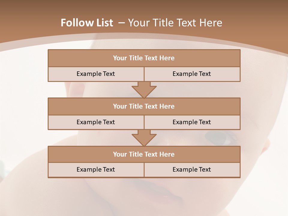 Face Infancy Look PowerPoint Template