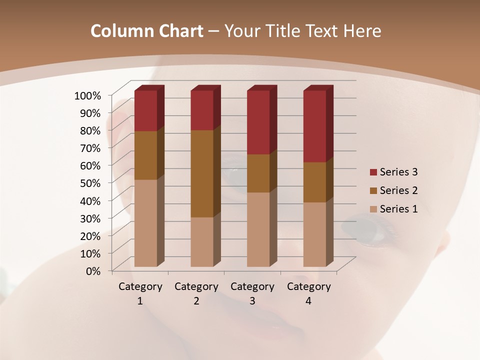 Face Infancy Look PowerPoint Template