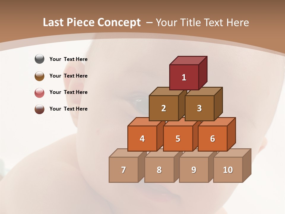 Face Infancy Look PowerPoint Template