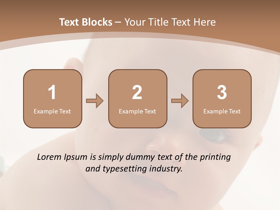 Face Infancy Look PowerPoint Template