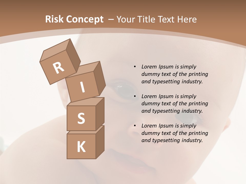 Face Infancy Look PowerPoint Template