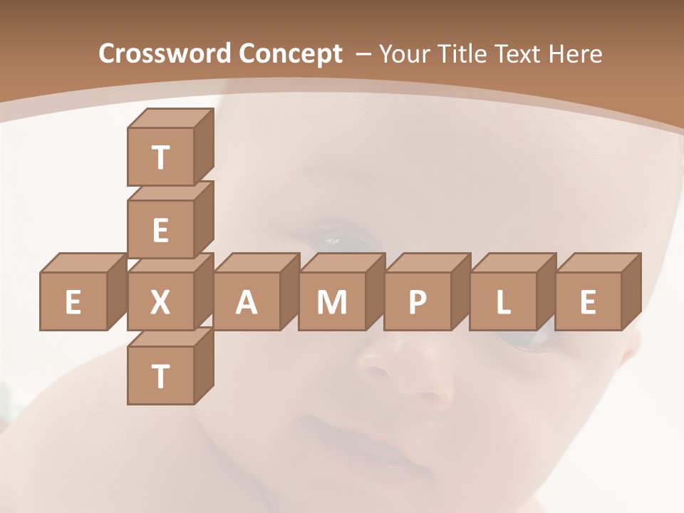 Face Infancy Look PowerPoint Template