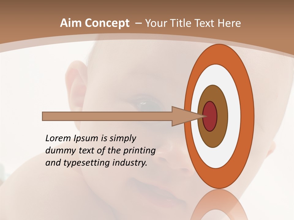 Face Infancy Look PowerPoint Template