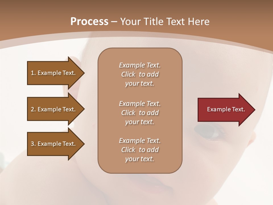 Face Infancy Look PowerPoint Template
