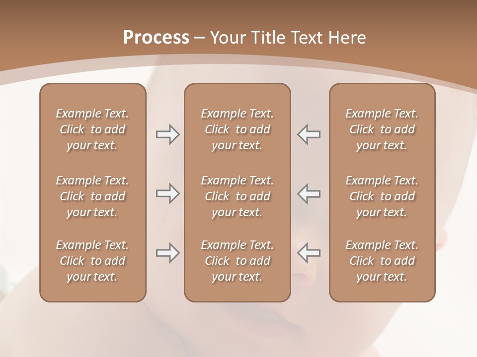 Face Infancy Look PowerPoint Template