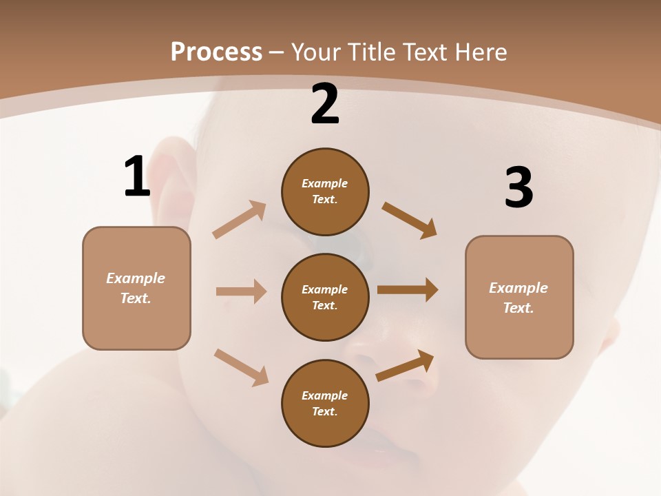 Face Infancy Look PowerPoint Template