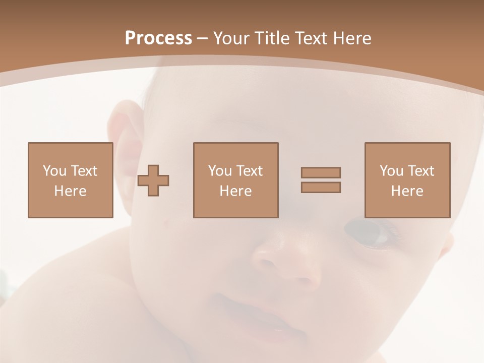 Face Infancy Look PowerPoint Template
