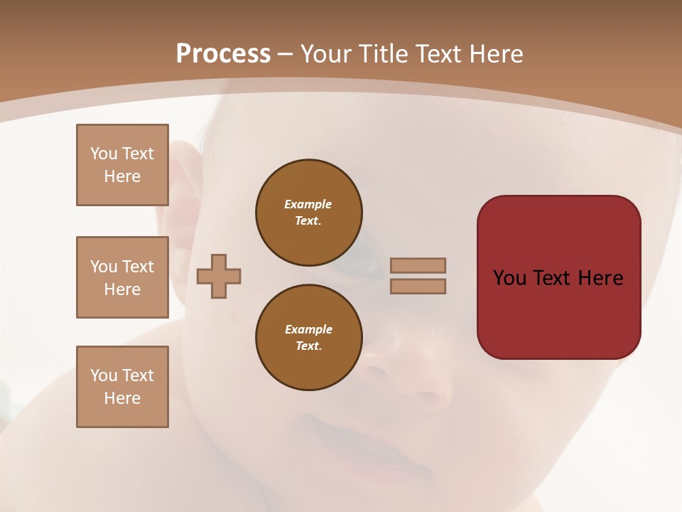 Face Infancy Look PowerPoint Template