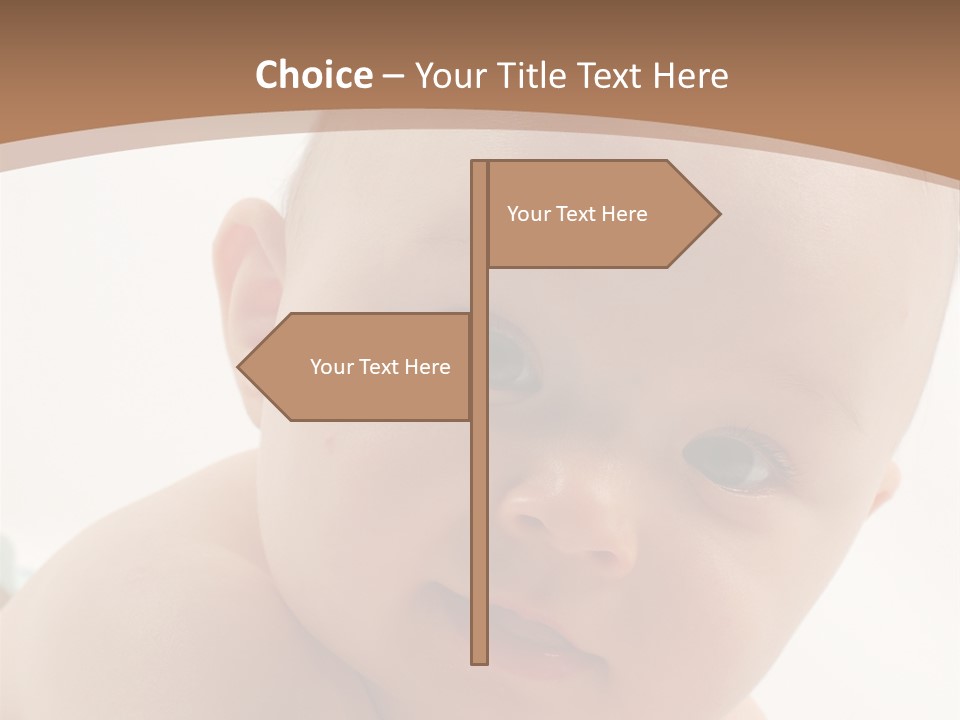 Face Infancy Look PowerPoint Template