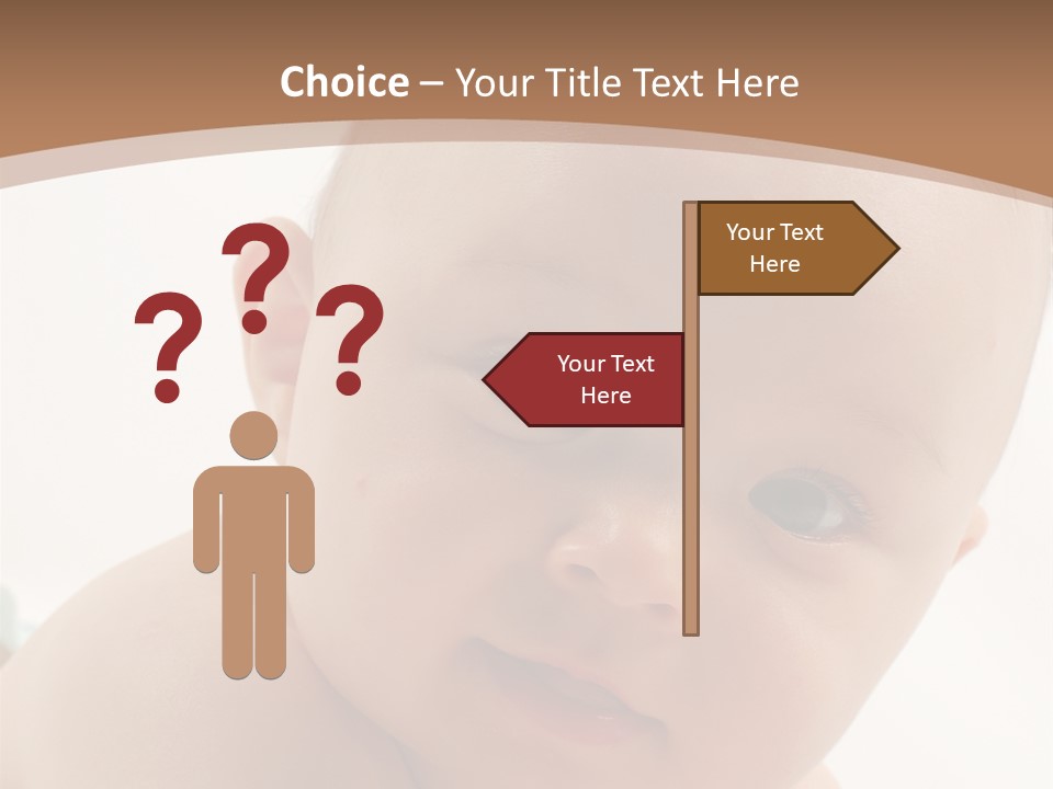 Face Infancy Look PowerPoint Template