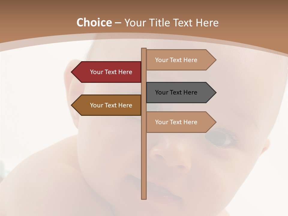 Face Infancy Look PowerPoint Template