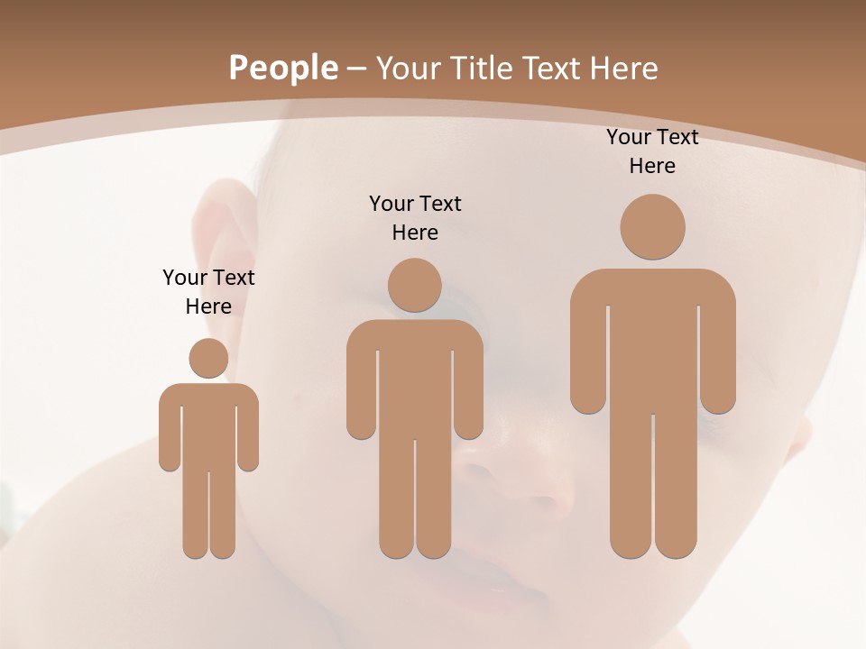 Face Infancy Look PowerPoint Template