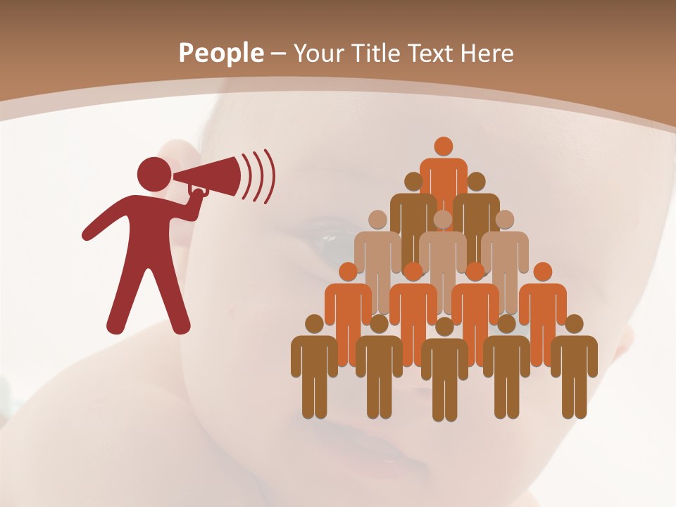 Face Infancy Look PowerPoint Template