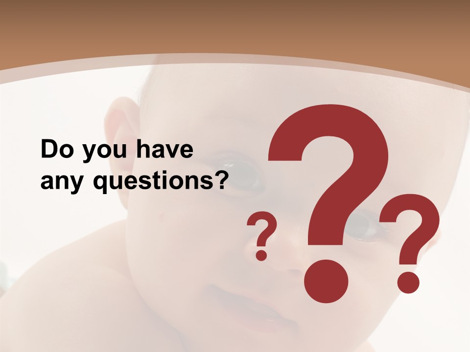 Face Infancy Look PowerPoint Template