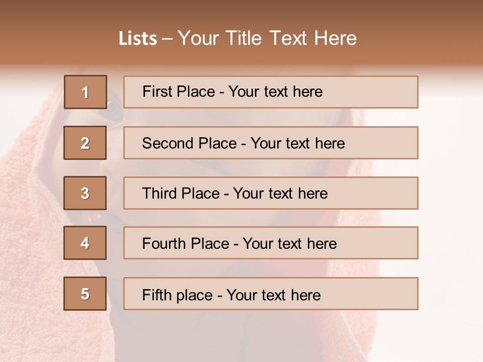 Healthy Baby Sweet PowerPoint Template