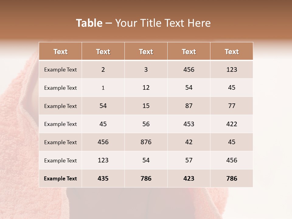 Healthy Baby Sweet PowerPoint Template