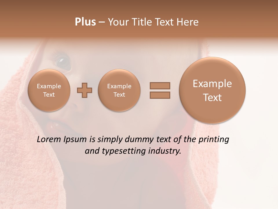 Healthy Baby Sweet PowerPoint Template