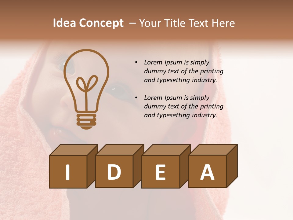 Healthy Baby Sweet PowerPoint Template